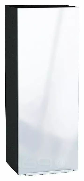 Шкаф верхний с 1-ой дверцей Фьюжн Angel Graphite 920*350*320