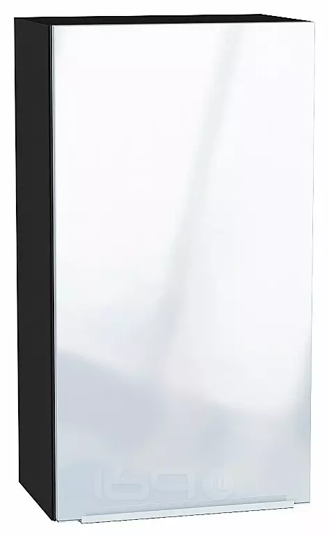 Шкаф верхний с 1-ой дверцей Фьюжн Angel Graphite 920*500*320