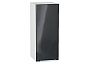 Шкаф верхний с 1-ой дверцей Фьюжн Anthracite Белый 716*300*320