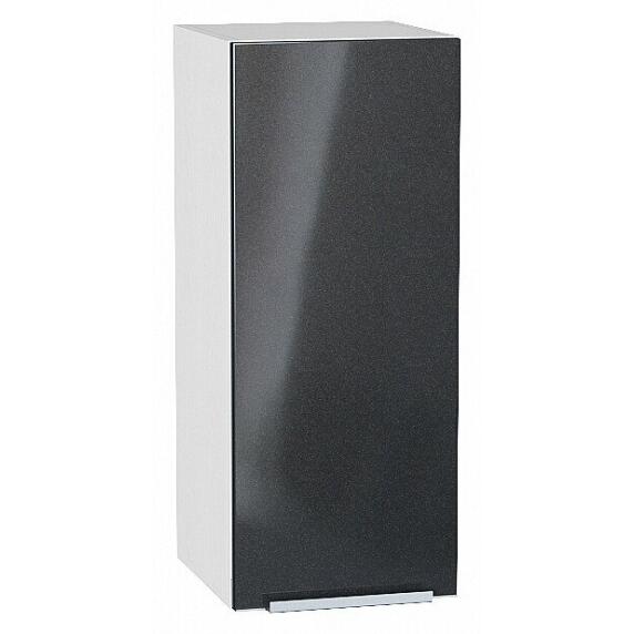 Шкаф верхний с 1-ой дверцей Фьюжн Anthracite Белый 716*300*320