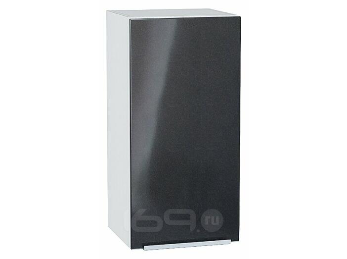 Шкаф верхний с 1-ой дверцей Фьюжн Anthracite Белый 716*350*320