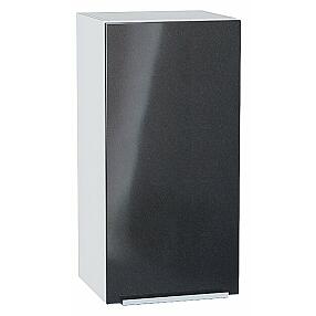 Шкаф верхний с 1-ой дверцей Фьюжн Anthracite Белый 716*350*320