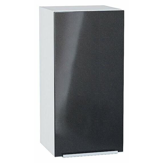 Шкаф верхний с 1-ой дверцей Фьюжн Anthracite Белый 716*350*320
