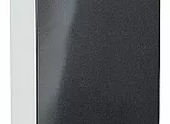Шкаф верхний с 1-ой дверцей Фьюжн Anthracite Белый 716*350*320