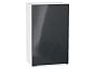 Шкаф верхний с 1-ой дверцей Фьюжн Anthracite Белый 716*450*320