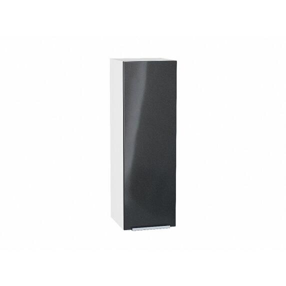 Шкаф верхний с 1-ой дверцей Фьюжн Anthracite Белый 920*300*320