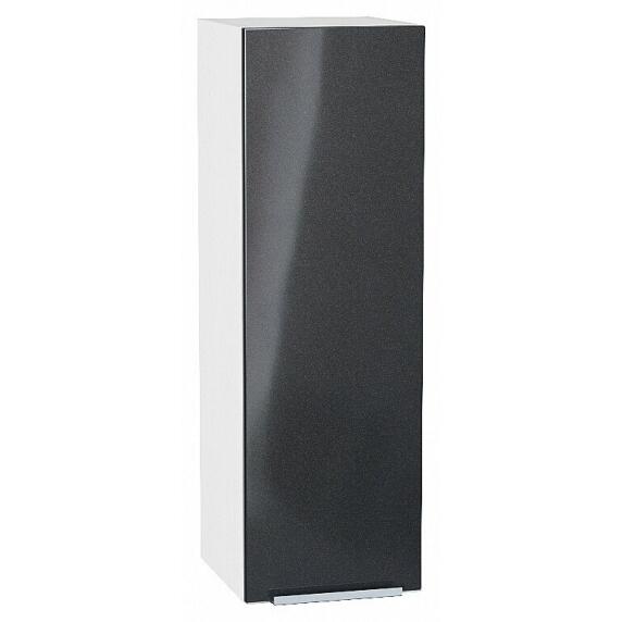 Шкаф верхний с 1-ой дверцей Фьюжн Anthracite Белый 920*300*320