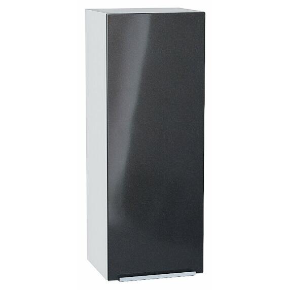 Шкаф верхний с 1-ой дверцей Фьюжн Anthracite Белый 920*350*320