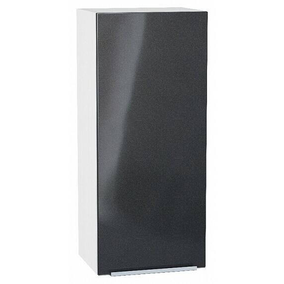 Шкаф верхний с 1-ой дверцей Фьюжн Anthracite Белый 920*400*320