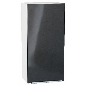 Шкаф верхний с 1-ой дверцей Фьюжн Anthracite Белый 920*450*320