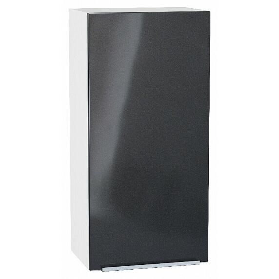 Шкаф верхний с 1-ой дверцей Фьюжн Anthracite Белый 920*450*320