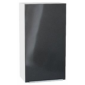 Шкаф верхний с 1-ой дверцей Фьюжн Anthracite Белый 920*500*320