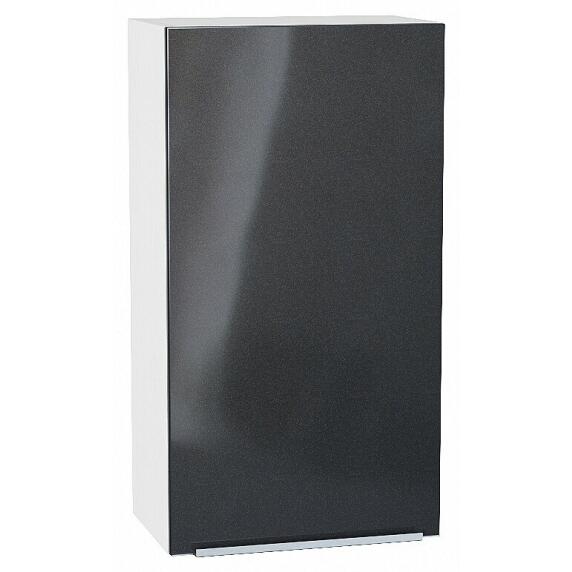Шкаф верхний с 1-ой дверцей Фьюжн Anthracite Белый 920*500*320