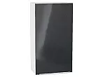 Шкаф верхний с 1-ой дверцей Фьюжн Anthracite Белый 920*500*320