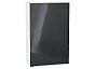 Шкаф верхний с 1-ой дверцей Фьюжн Anthracite Белый 920*600*320