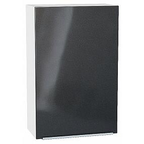 Шкаф верхний с 1-ой дверцей Фьюжн Anthracite Белый 920*600*320