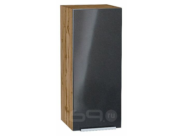 Шкаф верхний с 1-ой дверцей Фьюжн Anthracite Дуб Вотан 716*300*320