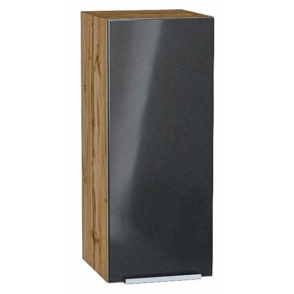 Шкаф верхний с 1-ой дверцей Фьюжн Anthracite Дуб Вотан 716*300*320