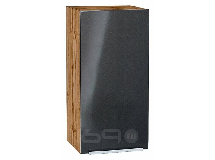 Шкаф верхний с 1-ой дверцей Фьюжн Anthracite Дуб Вотан 716*350*320