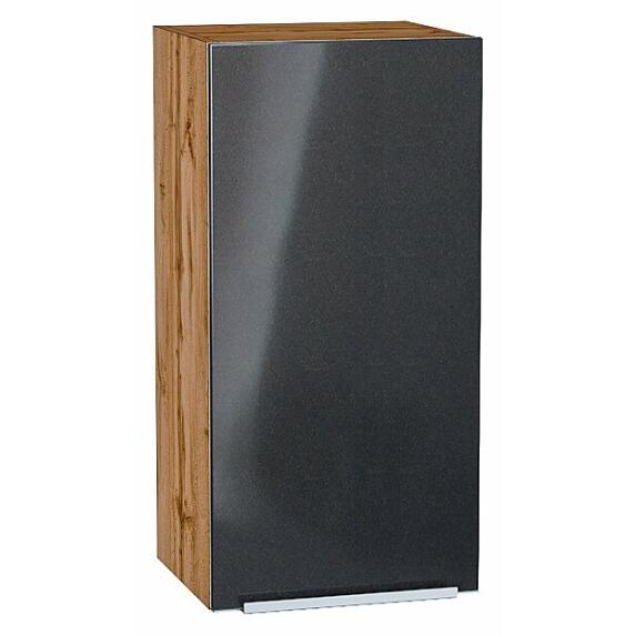 Шкаф верхний с 1-ой дверцей Фьюжн Anthracite Дуб Вотан 716*350*320