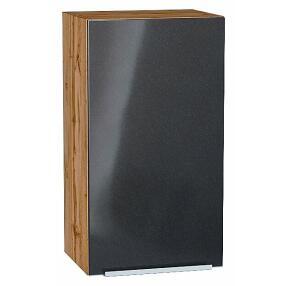 Шкаф верхний с 1-ой дверцей Фьюжн Anthracite Дуб Вотан 716*400*320