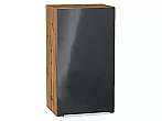 Шкаф верхний с 1-ой дверцей Фьюжн Anthracite Дуб Вотан 716*400*320