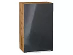 Шкаф верхний с 1-ой дверцей Фьюжн Anthracite Дуб Вотан 716*450*320