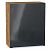 Шкаф верхний с 1-ой дверцей Фьюжн Anthracite Дуб Вотан 716*600*320