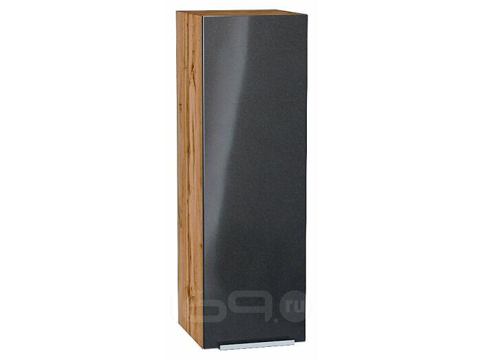 Шкаф верхний с 1-ой дверцей Фьюжн Anthracite Дуб Вотан 920*300*320