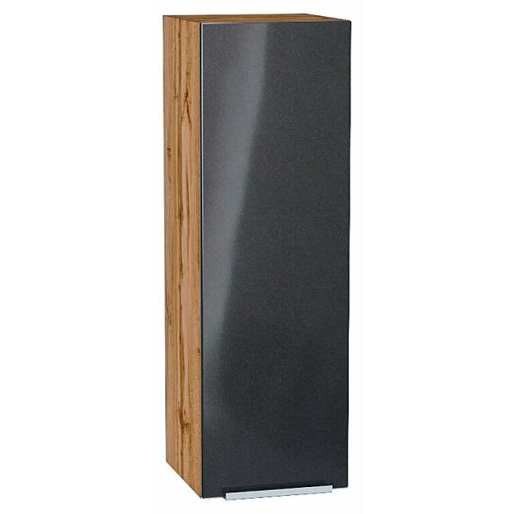 Шкаф верхний с 1-ой дверцей Фьюжн Anthracite Дуб Вотан 920*300*320