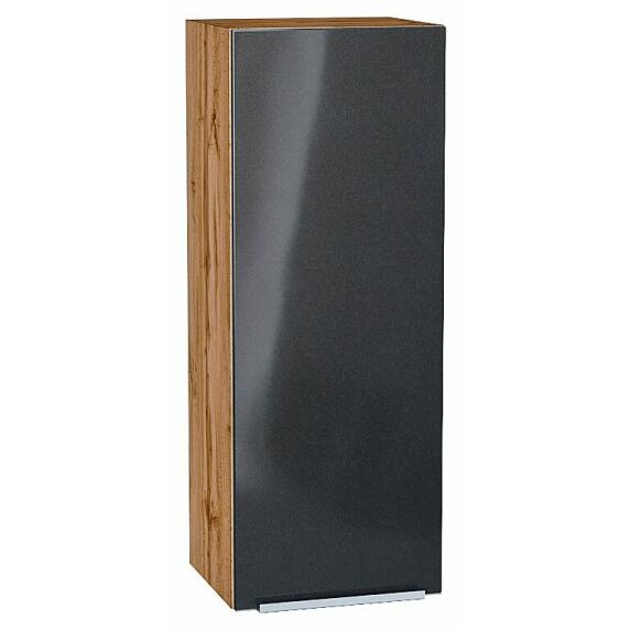 Шкаф верхний с 1-ой дверцей Фьюжн Anthracite Дуб Вотан 920*350*320