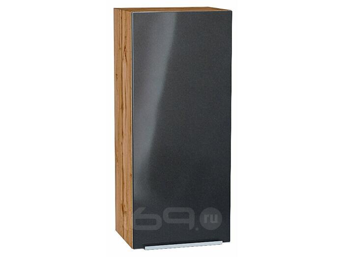 Шкаф верхний с 1-ой дверцей Фьюжн Anthracite Дуб Вотан 920*400*320