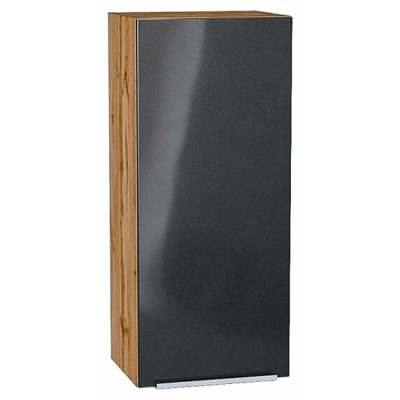 Шкаф верхний с 1-ой дверцей Фьюжн Anthracite Дуб Вотан 920*400*320