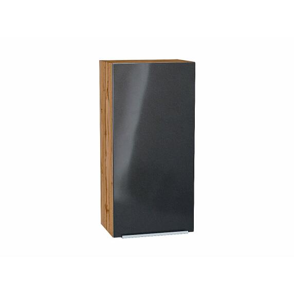 Шкаф верхний с 1-ой дверцей Фьюжн Anthracite Дуб Вотан 920*450*320