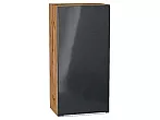 Шкаф верхний с 1-ой дверцей Фьюжн Anthracite Дуб Вотан 920*450*320