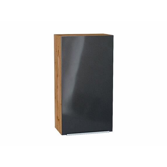 Шкаф верхний с 1-ой дверцей Фьюжн Anthracite Дуб Вотан 920*500*320
