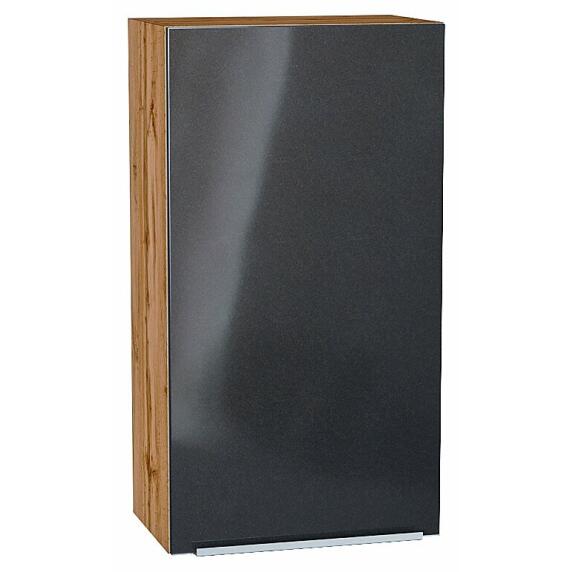 Шкаф верхний с 1-ой дверцей Фьюжн Anthracite Дуб Вотан 920*500*320