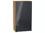 Шкаф верхний с 1-ой дверцей Фьюжн Anthracite Дуб Вотан 920*500*320