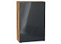 Шкаф верхний с 1-ой дверцей Фьюжн Anthracite Дуб Вотан 920*600*320