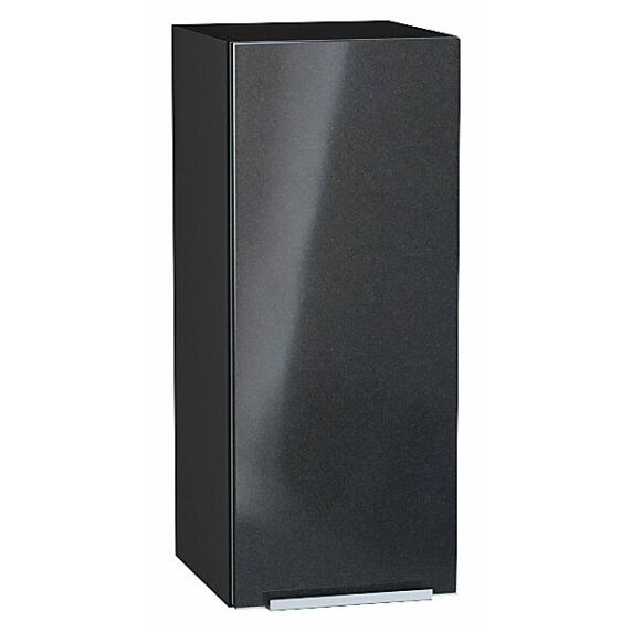 Шкаф верхний с 1-ой дверцей Фьюжн Anthracite Graphite 716*300*320