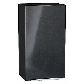 Шкаф верхний с 1-ой дверцей Фьюжн Anthracite Graphite 716*400*320