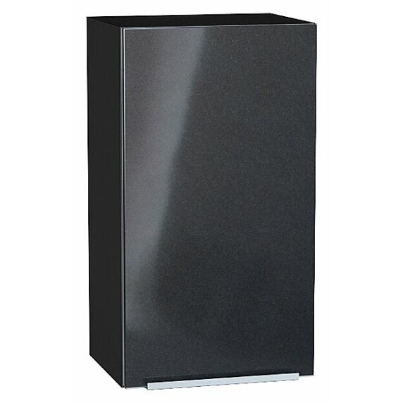 Шкаф верхний с 1-ой дверцей Фьюжн Anthracite Graphite 716*400*320