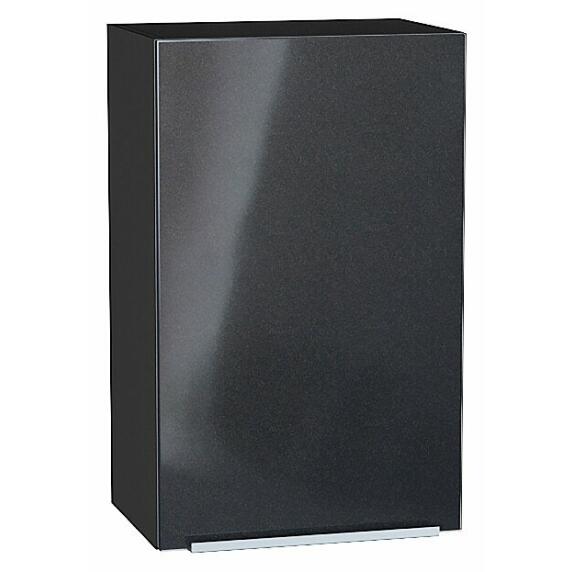 Шкаф верхний с 1-ой дверцей Фьюжн Anthracite Graphite 716*450*320