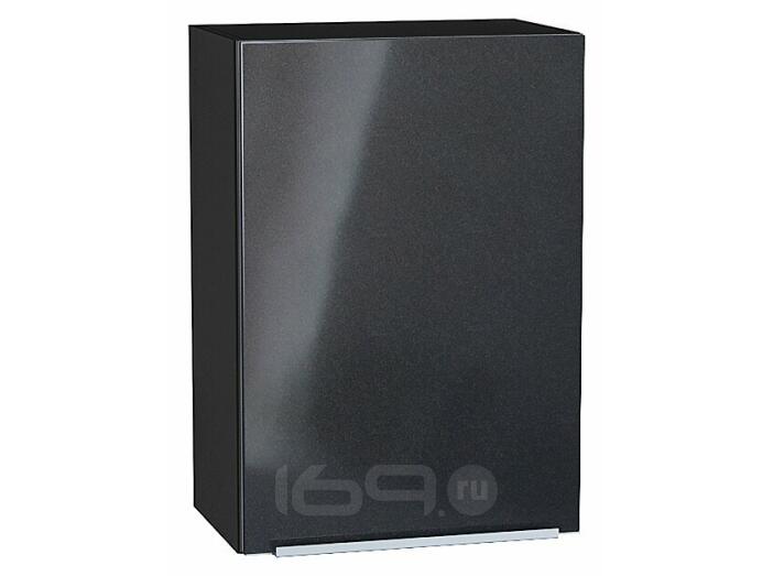 Шкаф верхний с 1-ой дверцей Фьюжн Anthracite Graphite 716*500*320
