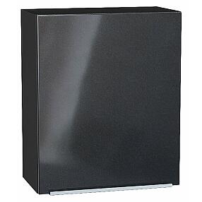Шкаф верхний с 1-ой дверцей Фьюжн Anthracite Graphite 716*600*320