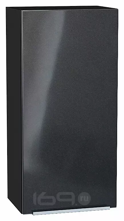 Шкаф верхний с 1-ой дверцей Фьюжн Anthracite Graphite 920*450*320