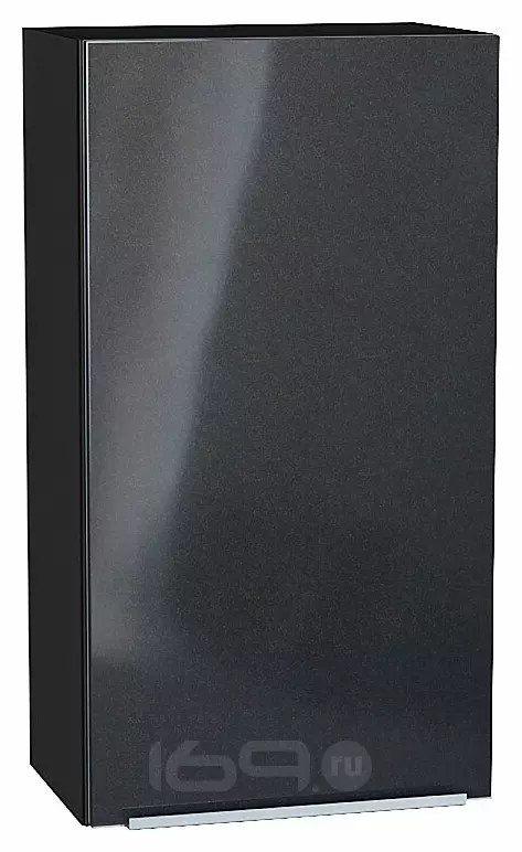 Шкаф верхний с 1-ой дверцей Фьюжн Anthracite Graphite 920*500*320