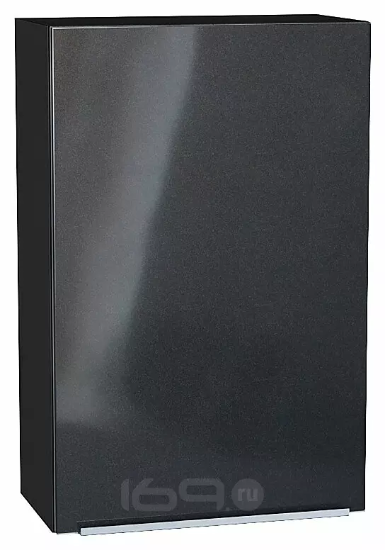 Шкаф верхний с 1-ой дверцей Фьюжн Anthracite Graphite 920*600*320
