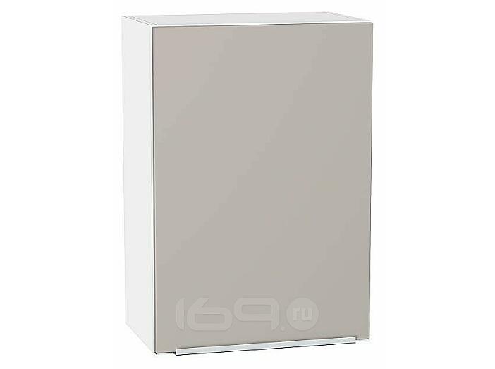 Шкаф верхний с 1-ой дверцей Фьюжн Clay Silk/Белый 716*500*320