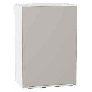 Шкаф верхний с 1-ой дверцей Фьюжн Clay Silk/Белый 716*500*320